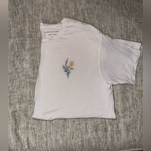 American Eagle Pocket Flower Blouse Size M